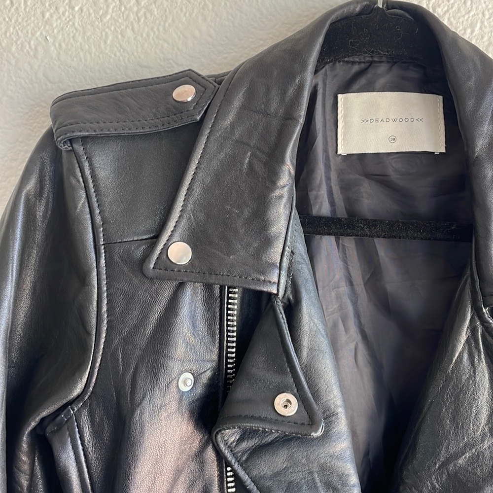 Deadwood Leather Jacket — see photos!
